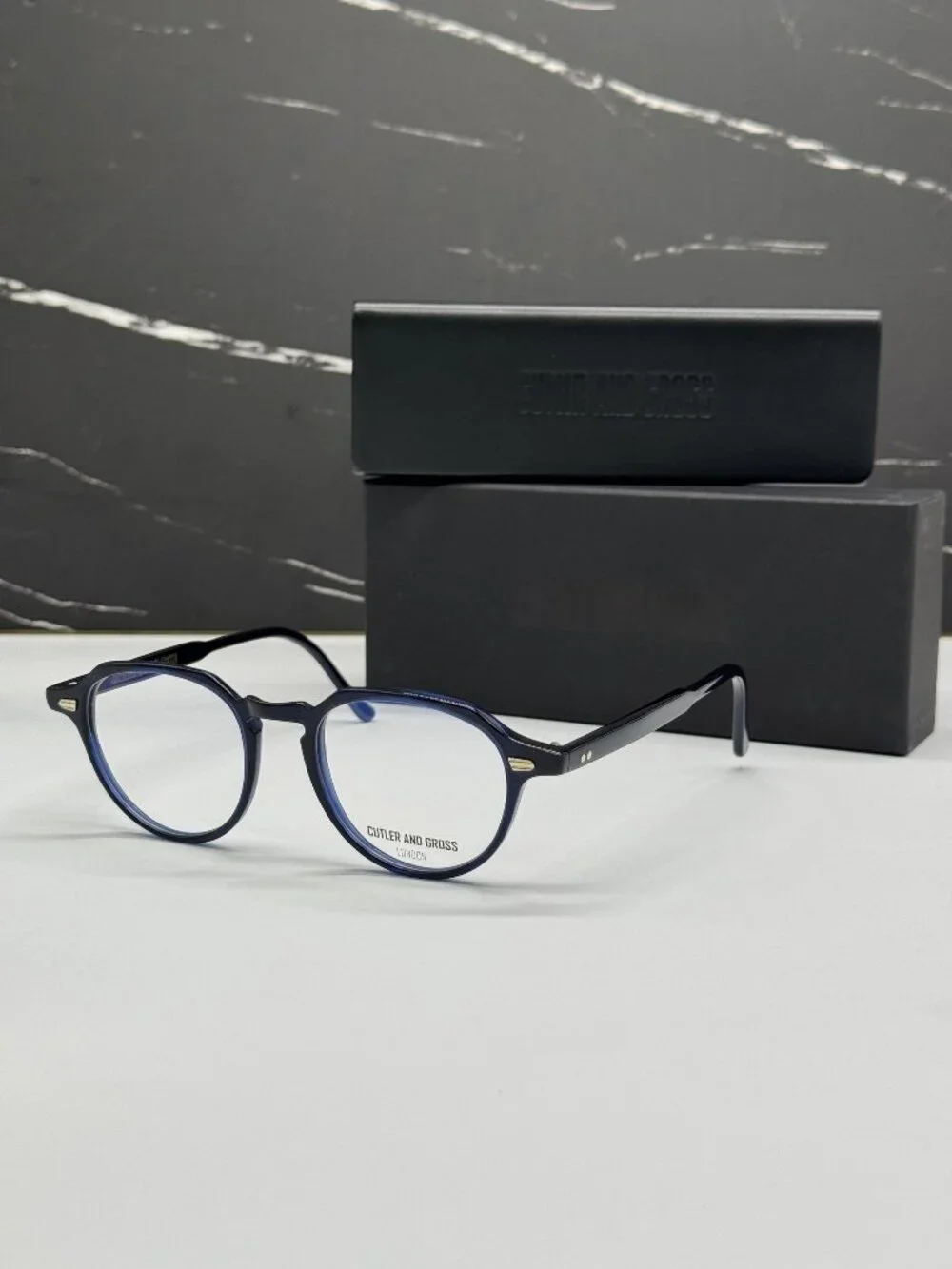 NEW CUTLER AND GROSS BLUE UNISEX EYEGLASSES CG1313V2 003 EYEWEAR